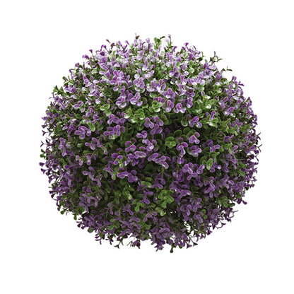 Artificial Buxus Purple Topiary Ball
