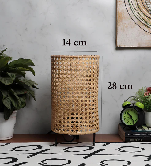 Adina Handcrafted Rattan Table Lamp