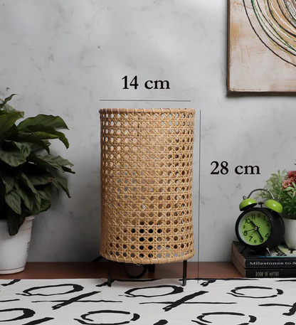 Adina Handcrafted Rattan Table Lamp