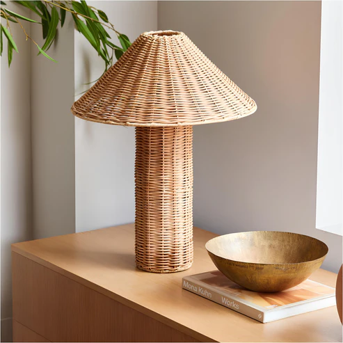 Shrishti Handcrafted Rattan Table Lamp