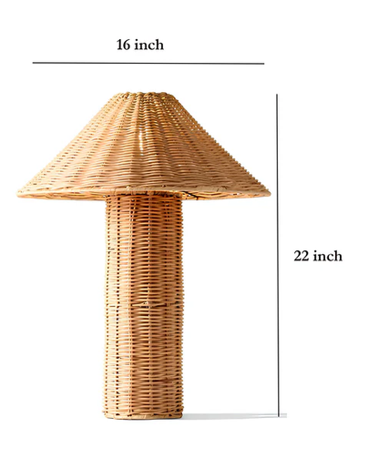 Shrishti Handcrafted Rattan Table Lamp