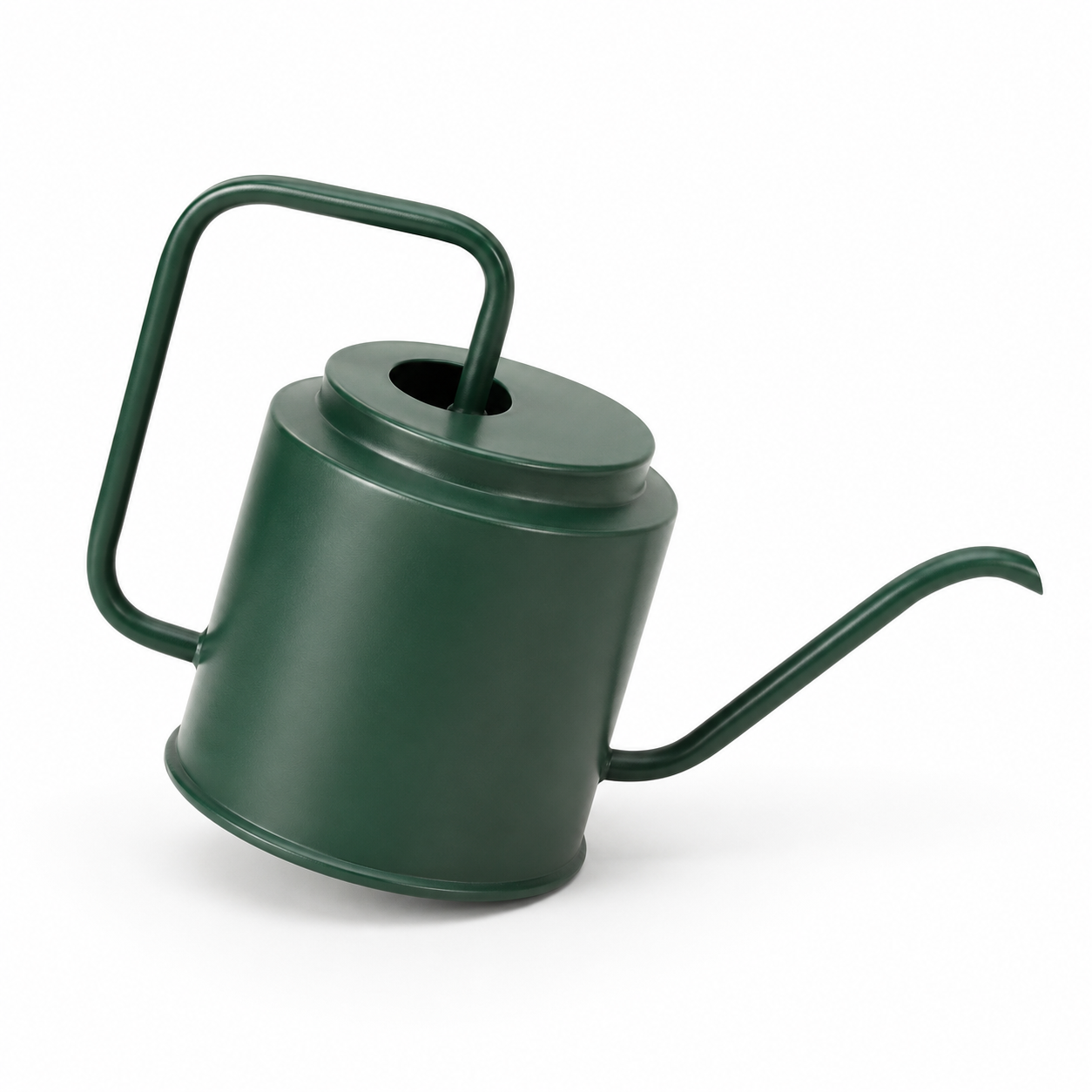 Sleek Stainless Metal Watering Pot | Durable Rust-Resistant Garden Tool