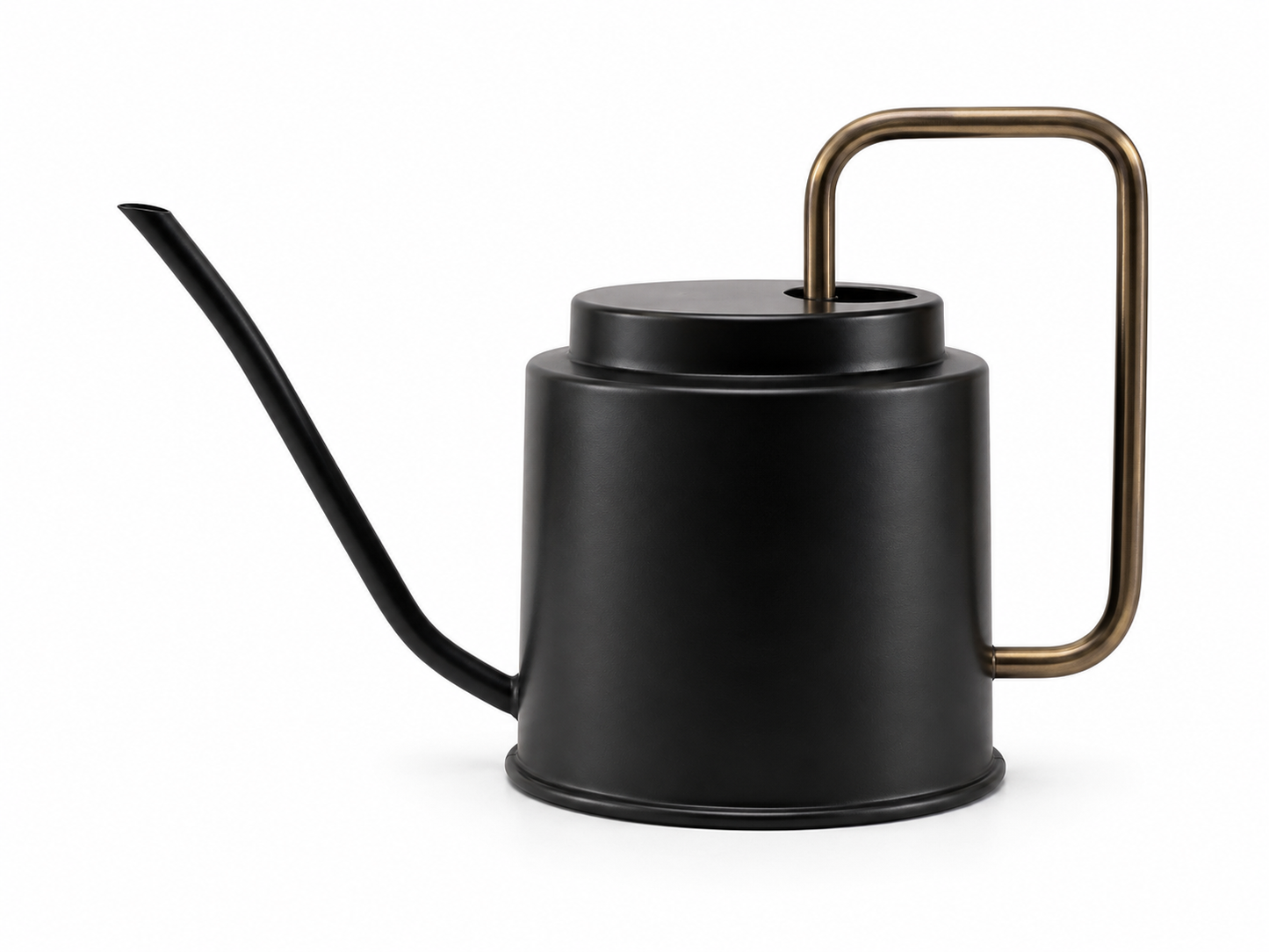 Sleek Stainless Metal Watering Pot | Durable Rust-Resistant Garden Tool