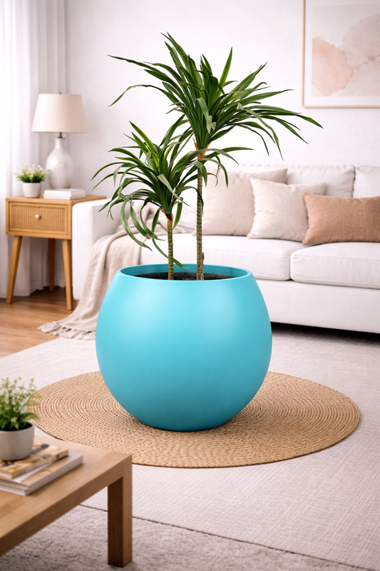 Ball Matt Fiberglass Planter