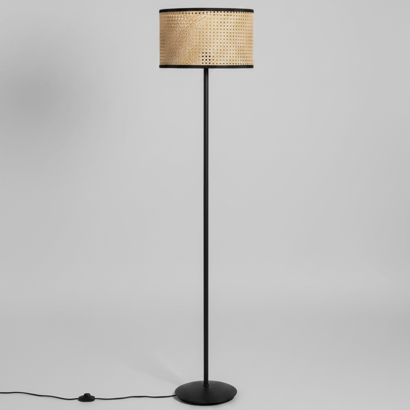 Astrid Handcrafted Rattan Floor Lamp