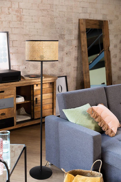 Astrid Handcrafted Rattan Floor Lamp