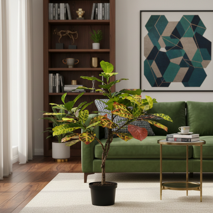 Premium Artificial Croton Plant 47"