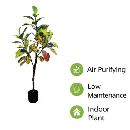 Premium Artificial Croton Plant 47"