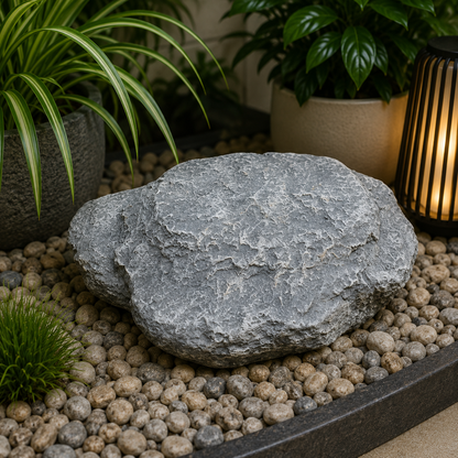 Crust Rock Natural Stone Look Indoor Garden Boulder