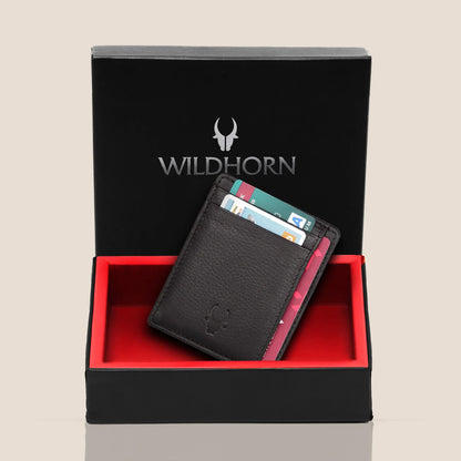 Wildhorn DALLAS RFID Protected Men's Leather Card Holder