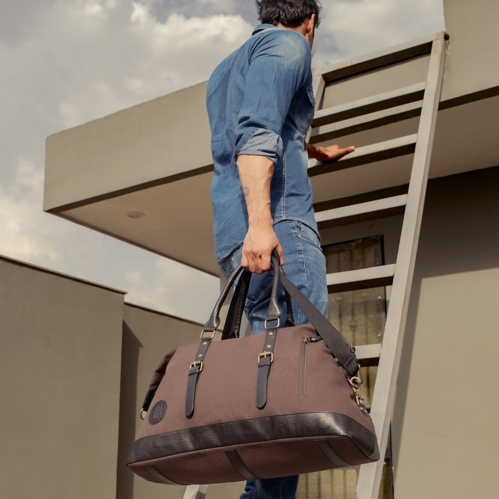 Jamie Duffle Bag For Men & Women 40L – Grey