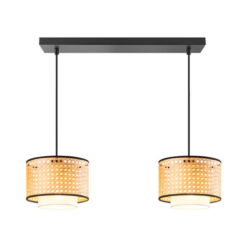 Handcrafted Wicker Rattan Pendant Light Deepti