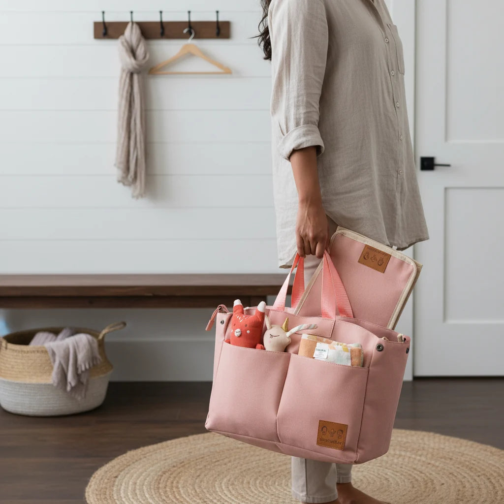 Everyday Essentials Diaper Bag - Dusty Pink
