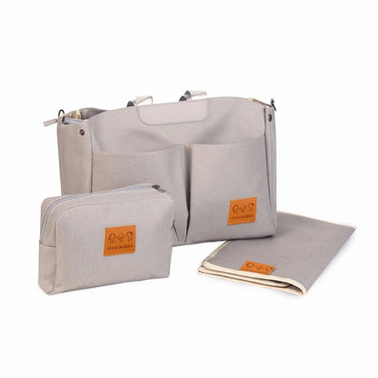Abracadabra Everyday Essentials Diaper Bag - Misty Grey