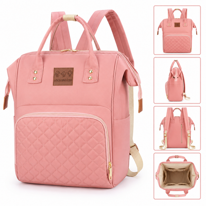 Abracadabra Premium Diaper Backpack – Blush Pink