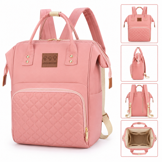 Abracadabra Premium Diaper Backpack – Blush Pink
