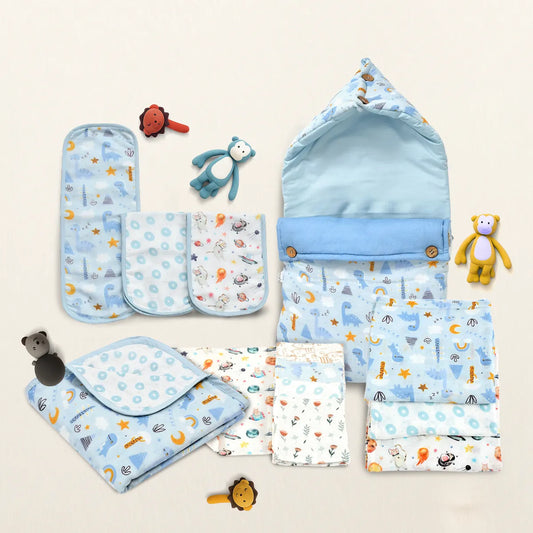 13-Piece Ultimate Newborn Essentials Combo - Dino