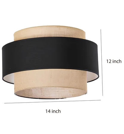 Disha Handcrafted Dual-Tier Jute Pendant Light