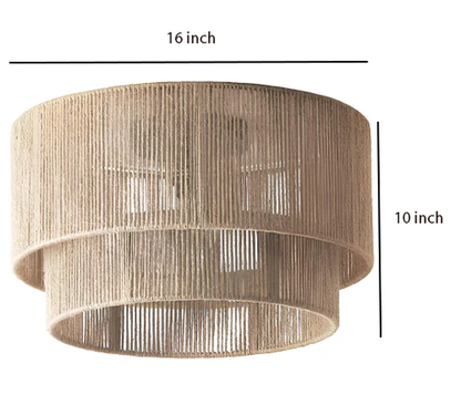 Divit Handcrafted Jute Hanging Light