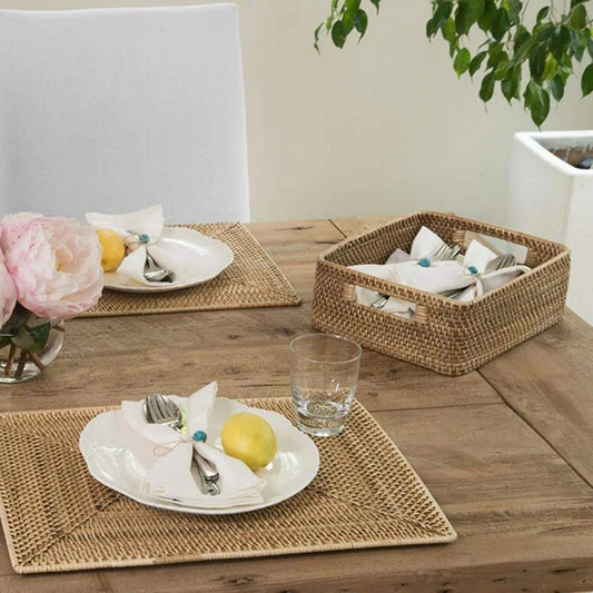 Diya Handwoven Bamboo Storage Basket