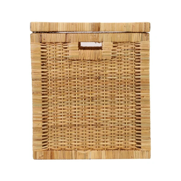 Diya Handwoven Water Hyacinth Laundry Hamper with Lid