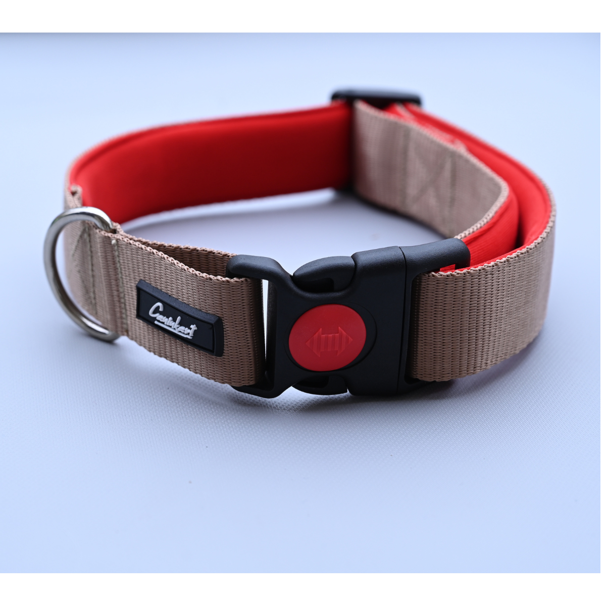 Premium Dog Collar Beige