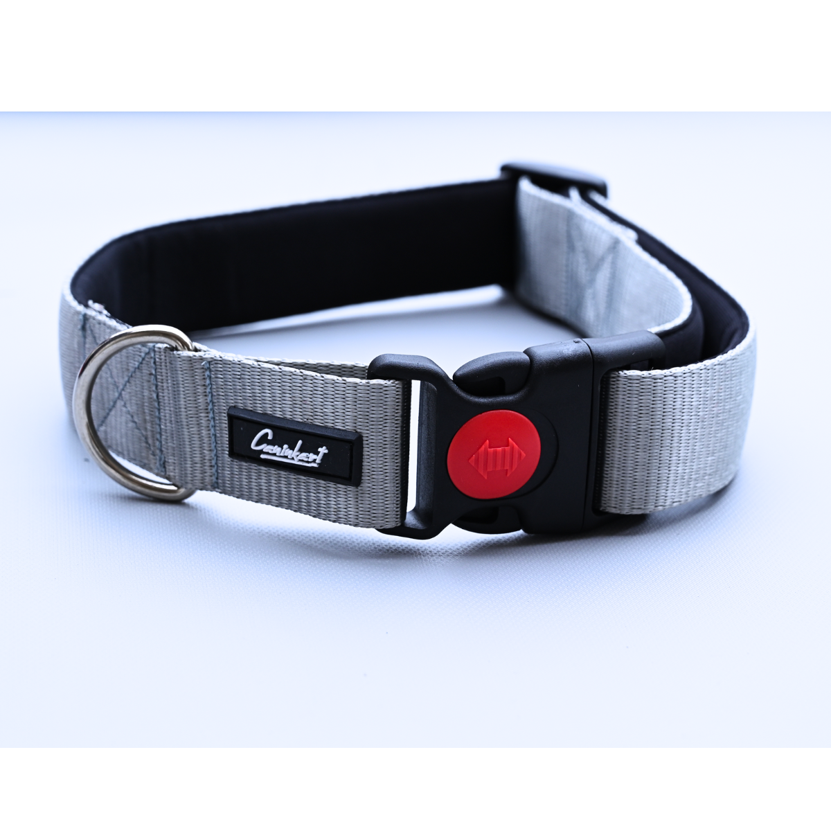 Premium Dog Collar Grey