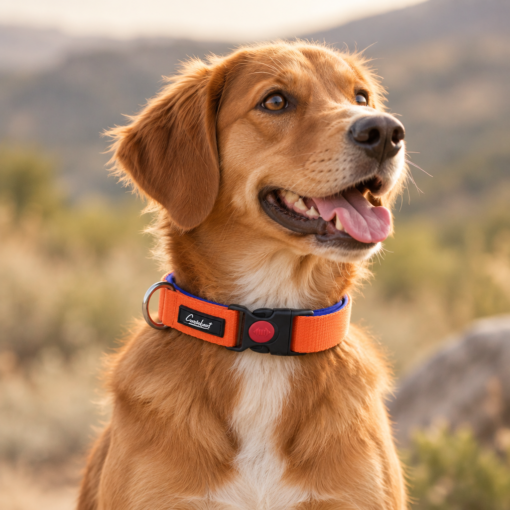 Premium Dog Collar Orange