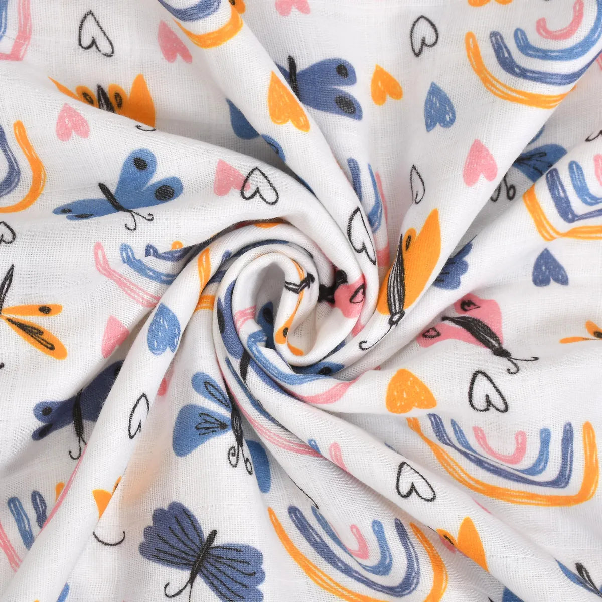 Dragonfly 6-Layer Reversible Muslin Blanket