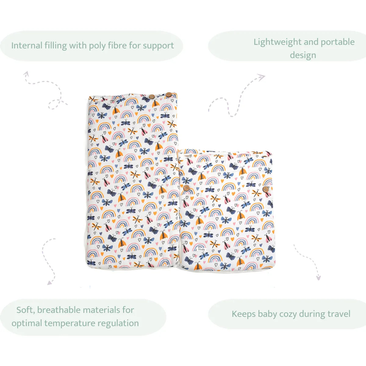 Dragonfly Muslin Carrier Nest & Sleeping Bag
