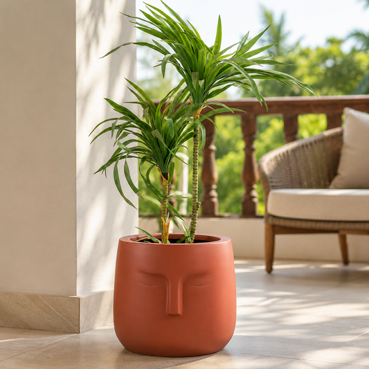E.Pot-B Terracotta Fiberglass Planter