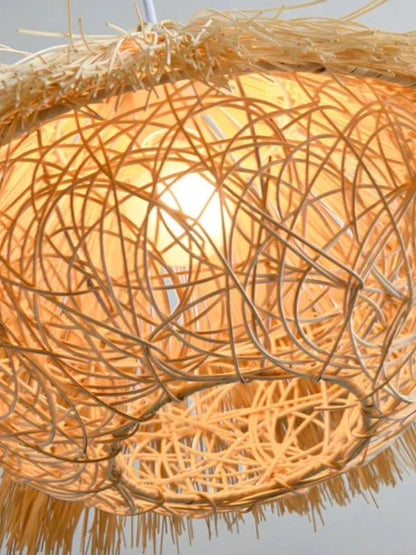 Eshana Bamboo Rattan Hanging Light