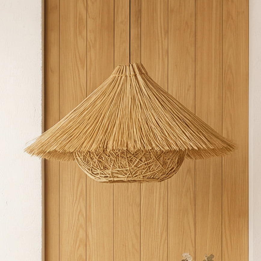 Eshana Bamboo Rattan Hanging Light
