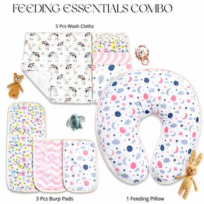 Sovana 9-Piece Feeding Essentials Set for Kids - Twinklers