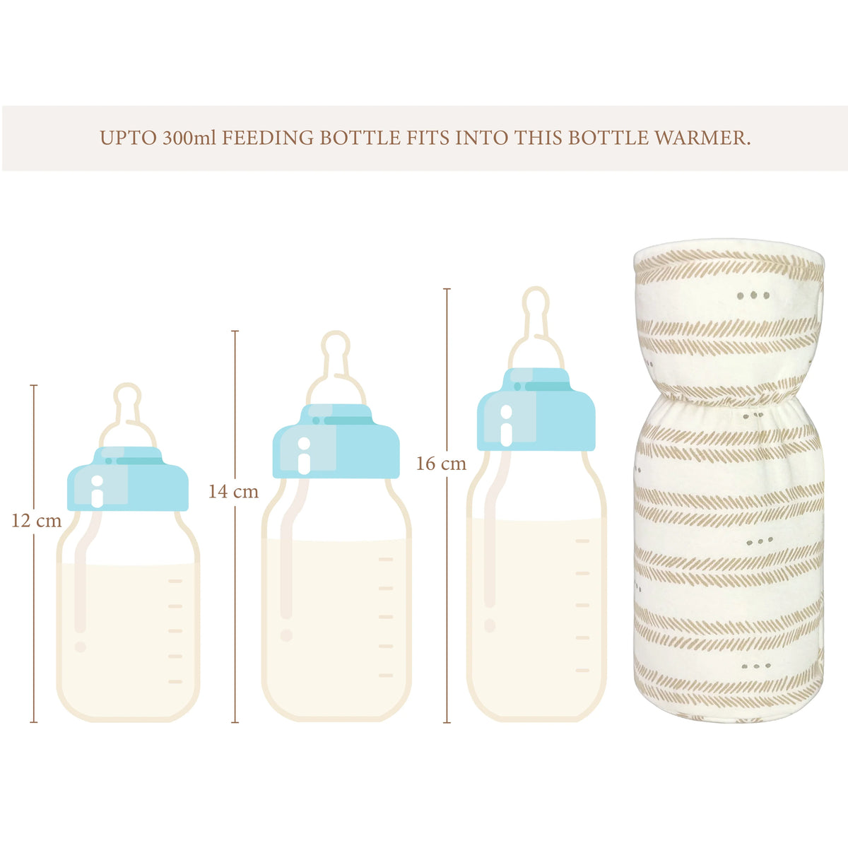 Abracadabra Crane Baby Bottle Cover / Warmer - Ezra Collection