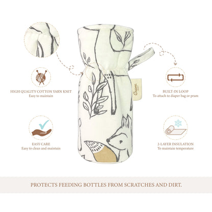 Abracadabra Crane Baby Bottle Cover / Warmer - Ezra Collection
