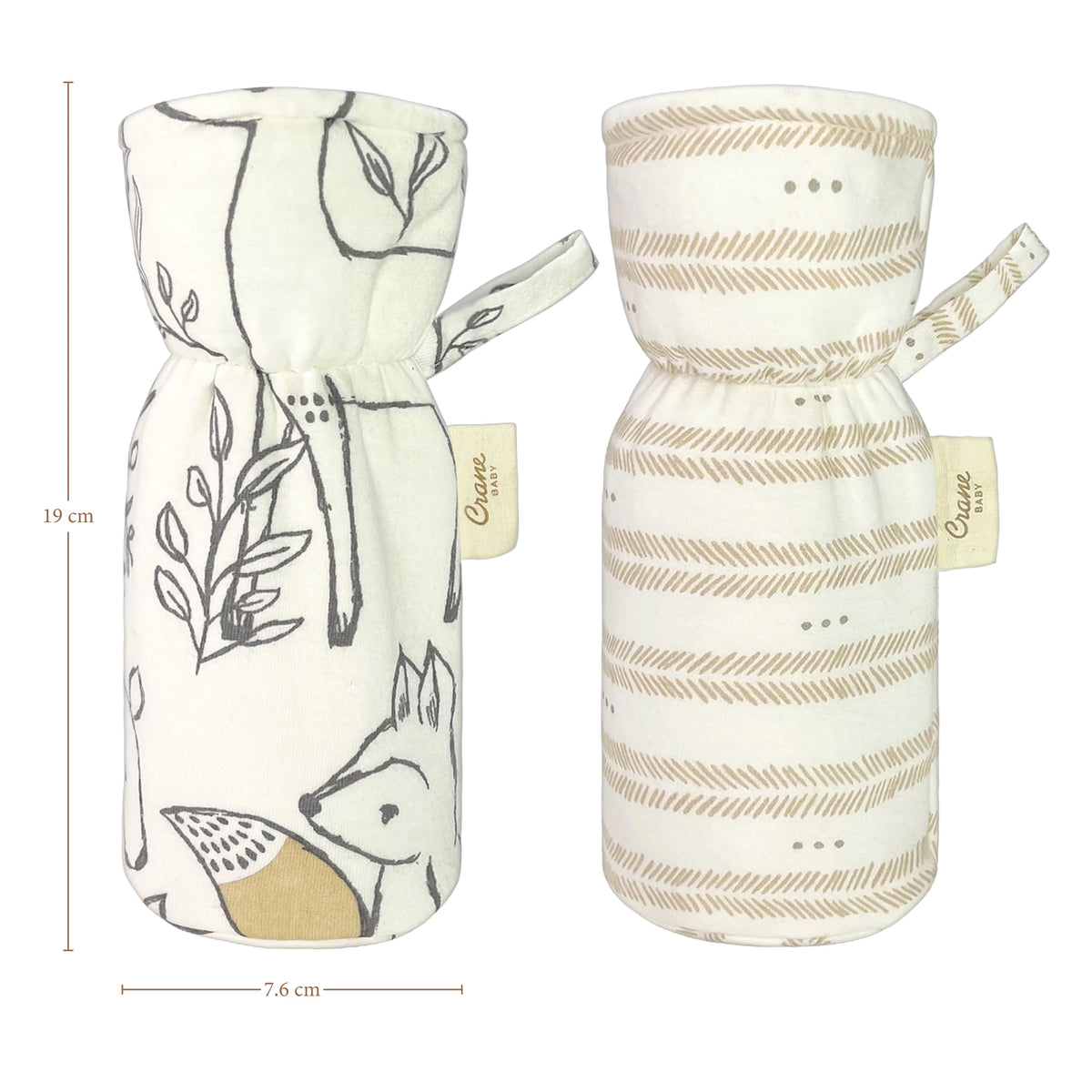 Abracadabra Crane Baby Bottle Cover / Warmer - Ezra Collection