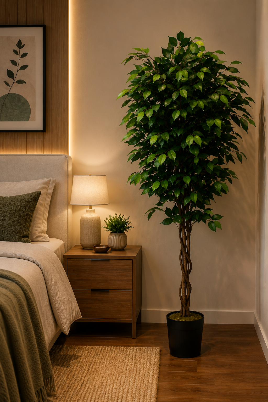 Ficus Artificial Plant 71 Inch Lifelike Tree