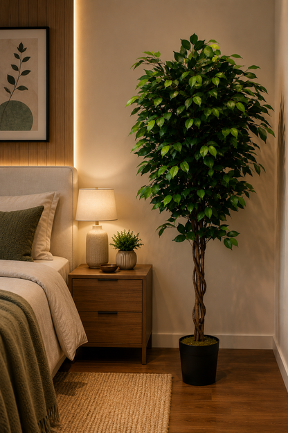 Ficus Artificial Plant 71 Inch Lifelike Tree