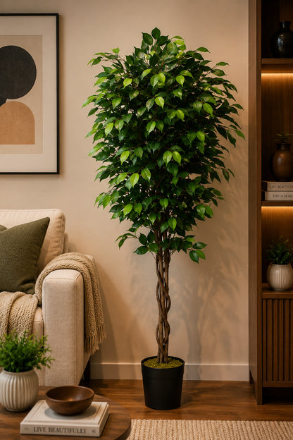 Ficus Artificial Plant 71 Inch Lifelike Tree