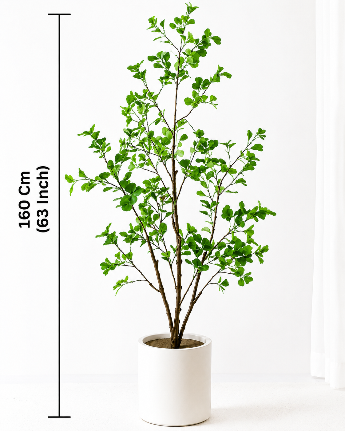 Ficus Tree Faux Plant – 63″- Lush Greenery for Home & Office