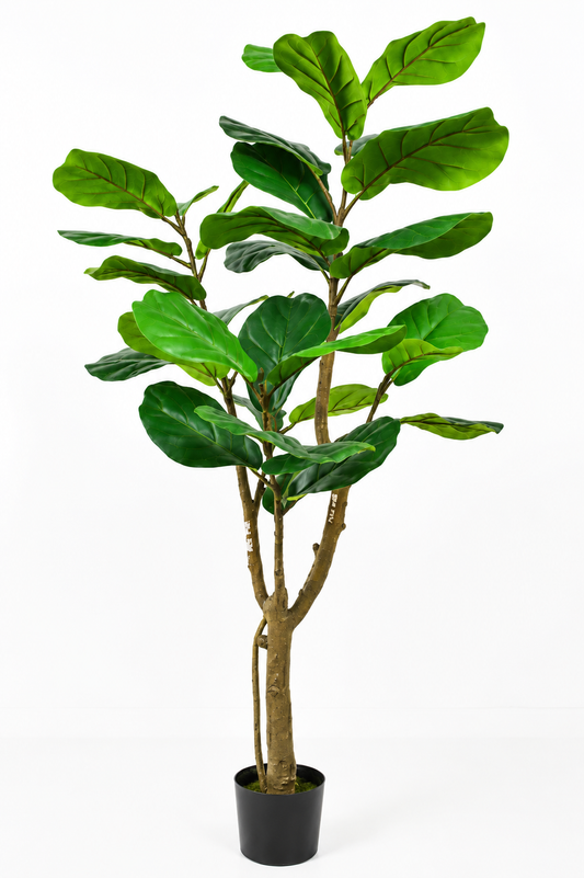 Fiddle Leaf Fig Faux Plant 59 Inch Elegant Tree
