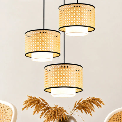 Erish Wicker Rattan Hanging Light