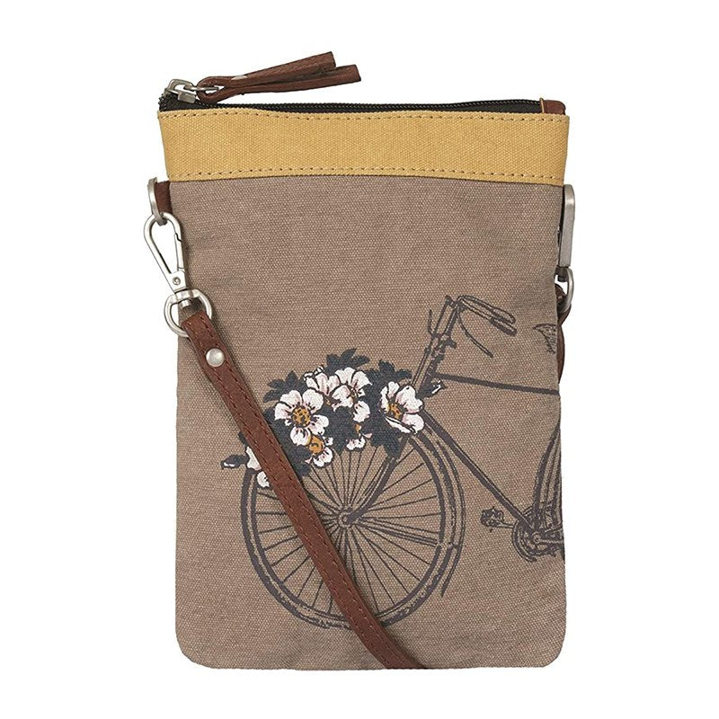 Artaflora – 100% Cotton Canvas Small Sling Crossbody Bag with Stylish Design for Women