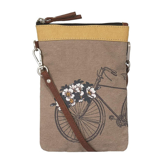 Artaflora – 100% Cotton Canvas Small Sling Crossbody Bag with Stylish Design for Women