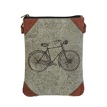 Artaflora – 100% Cotton Canvas Small Sling Crossbody Bag with Stylish Design for Women