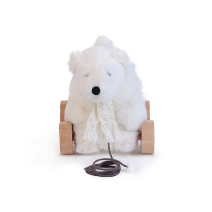 Pull Along Toy - Frosty the Polar Bear