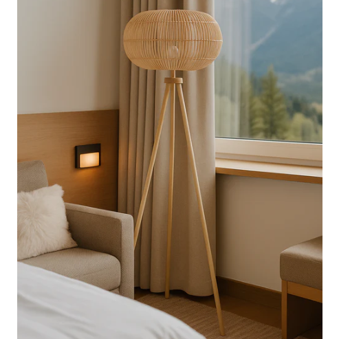 Gajjala Handcrafted Bamboo Floor Lamp
