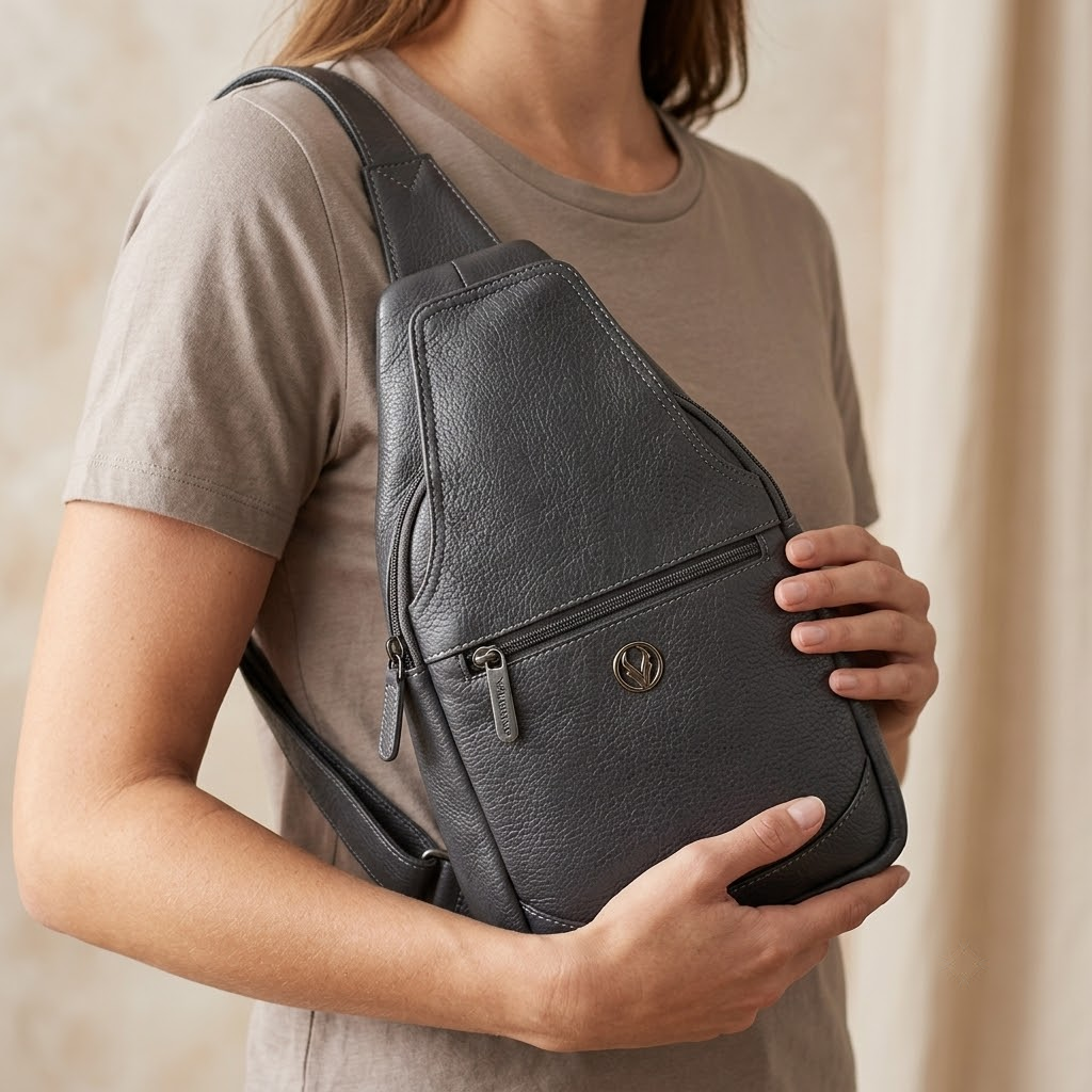 Wildhorn Premium Genuine Leather Sling Crossbody Bag