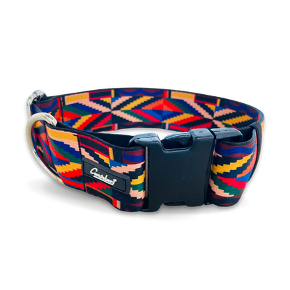 Premium Printed Dog Collar Geometric